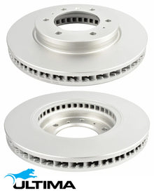 ULTIMA FRONT VENTED DISC BRAKE ROTOR SET TO SUIT GWM UTE NPW GW4D20 TURBO DIESEL 2.0L I4