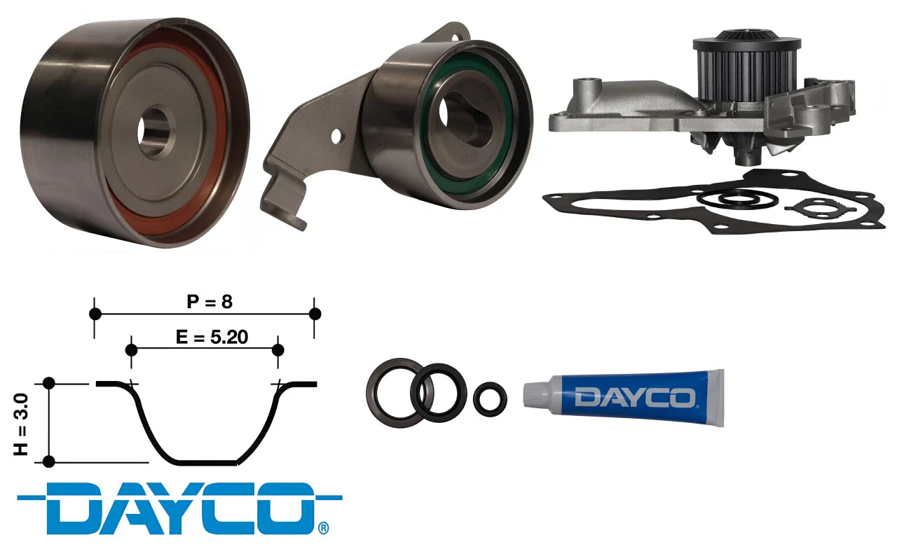 DAYCO TIMING BELT KIT TO SUIT HOLDEN APOLLO JK JL JP JM 3S-FC 3S-FE 5S-FE 2.0L 2.2L I4