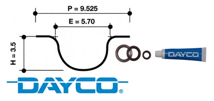 DAYCO TIMING BELT KIT TO SUIT KIA SPORTAGE KM D4EA TURBO DIESEL 2.0L I4