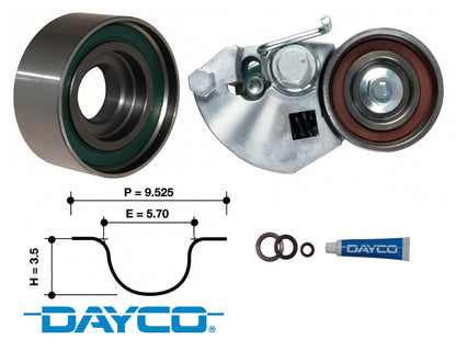 DAYCO TIMING BELT KIT TO SUIT KIA SPORTAGE KM D4EA TURBO DIESEL 2.0L I4