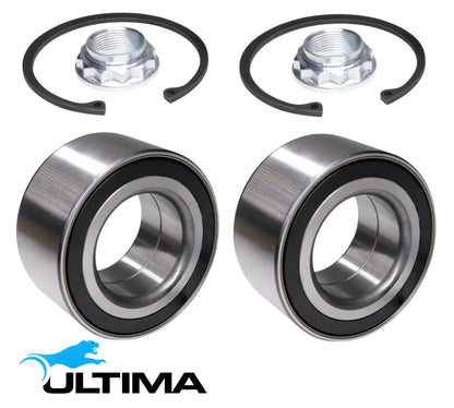 2 X ULTIMA FRONT WHEEL BEARING KIT TO SUIT BMW M54B30 N52B30 M57D30TU 3.0L I6