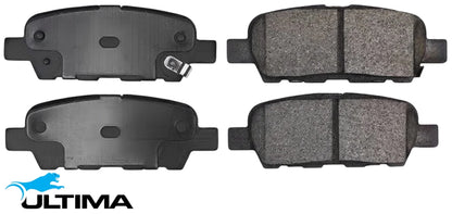 ULTIMA REAR BRAKE PAD SET TO SUIT NISSAN ELGRAND E52 QR25DE 2.5L I4 EXCEPT TBAE52 CHASSIS