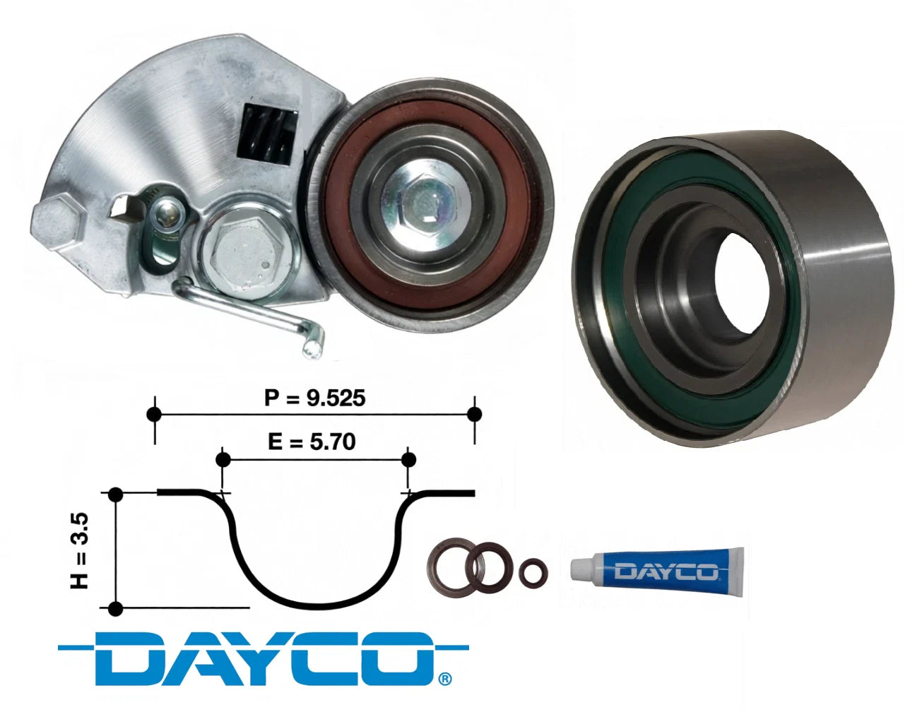 DAYCO TIMING BELT KIT TO SUIT SUZUKI SIERRA MG410 F10A 1.0L I4