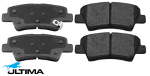 ULTIMA REAR BRAKE PAD SET TO SUIT KIA SPORTAGE QL G4NA G4KJ D4HA 2.0L 2.4L I4 ELECTRIC PARK BRAKE