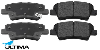 ULTIMA REAR BRAKE PAD SET TO SUIT KIA SPORTAGE QL G4NA G4KJ D4HA 2.0L 2.4L I4 ELECTRIC PARK BRAKE