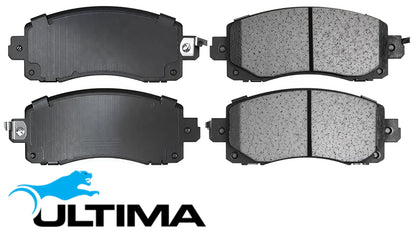 ULTIMA FRONT BRAKE PAD SET TO SUIT SUBARU FB25C FB16 FB16E FA24E 1.6L 2.4L 2.5L F4