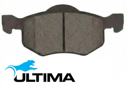 ULTIMA FRONT CERAMIC BRAKE PAD SET TO SUIT FORD ESCAPE ZC AJ 3.0L V6 REAR DRUM MODEL