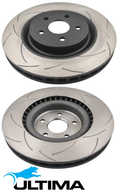 ULTIMA FRONT DISC BRAKE ROTOR SET TO SUIT JEEP GRAND CHEROKEE WK ESG 6.4L V8