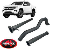 REDBACK EXTREME DUTY EXHAUST SYSTEM TO SUIT VOLKSWAGEN AMAROK NF DXWA TURBO DIESEL 3.0L V6