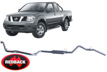 REDBACK EXTREME DUTY EXHAUST SYSTEM W/ LARGE MUFFLER FOR NISSAN NAVARA D40 YD25DDTI 2.5L I4 01/07 ON