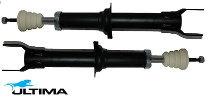 PAIR OF ULTIMA FRONT GAS SHOCK ABSORBERS TO SUIT FORD FALCON BA BF BARRA 220 5.4L V8 SUITS RTV MODEL
