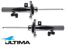 PAIR OF ULTIMA FRONT GAS SHOCK ABSORBERS TO SUIT FORD FOCUS LV B5254T3 TURBO 2.5L I5 4D ONLY