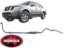 REDBACK EXTREME DUTY EXHAUST SYSTEM WITH LARGE MUFFLER TO SUIT NISSAN NAVARA D40 V9X 3.0 V6 UTE ONLY