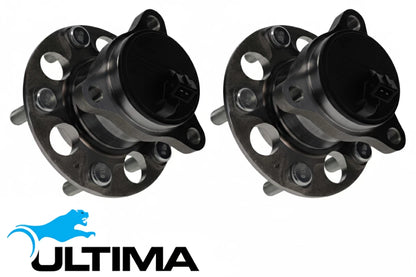 2 X ULTIMA REAR WHEEL HUB AND BEARING ASSEMBLY TO SUIT HYUNDAI VELOSTER JS G4FJ TURBO 1.6L I4