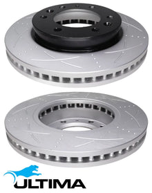 ULTIMA FRONT DISC BRAKE ROTOR SET TO SUIT FORD RANGER PX P5AT TURBO DIESEL 3.2L I5