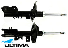 PAIR OF ULTIMA FRONT GAS SHOCK ABSORBERS TO SUIT NISSAN ELGRAND E51 VQ25DE 2.5L V6 RWD ONLY