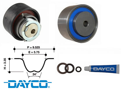 DAYCO TIMING BELT KIT TO SUIT LAND ROVER RANGE ROVER LG 306DT TWIN TURBO DIESEL 3.0L V6