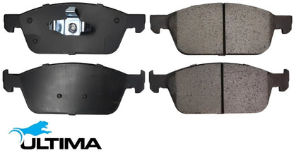 ULTIMA FRONT CERAMIC BRAKE PAD SET TO SUIT FORD ESCAPE ZG R9MA 2.0L I4