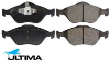 ULTIMA FRONT BRAKE PAD SET TO SUIT FORD FIESTA WP WQ FYJA 1.6L I4