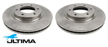 ULTIMA FRONT VENTED DISC BRAKE ROTORS FOR FORD RANGER PX3 YN2S TWIN TURBO DIESEL 2.0 I4 CHASSIS MFE6