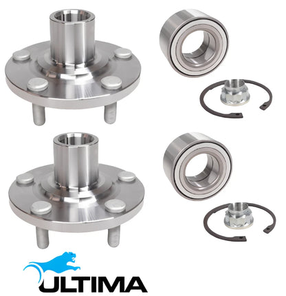 2 X ULTIMA FRONT WHEEL HUB AND BEARING ASSY TO SUIT TOYOTA AURION GSV40R 2GR-FE SUPERCHARGED 3.5L V6