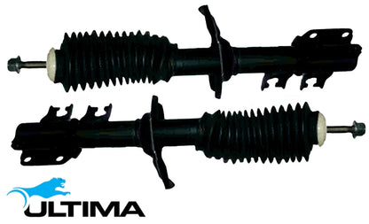 PAIR OF ULTIMA FRONT GAS SHOCK ABSORBERS TO SUIT HOLDEN BARINA MF MH AB AA34 G13BA 1.3L I4