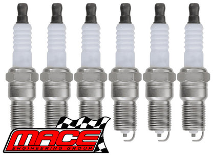 6 X MACE SPARK PLUG FOR HOLDEN COMMODORE VP VR VS VT VU VX VY BUICK ECOTEC L27 L36 L67 S/C 3.8L V6
