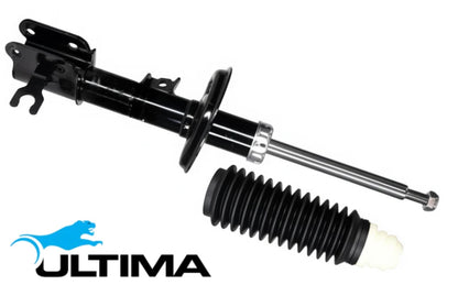 PAIR OF ULTIMA FRONT GAS SHOCK ABSORBERS TO SUIT HOLDEN BARINA MJ B12D1 B12D2 1.2L I4