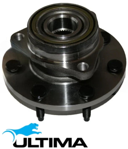 2 X ULTIMA FRONT WHEEL HUB AND BEARING ASSEMBLY TO SUIT FORD F-250 415 6.8L V10 REAR WHEEL ABS