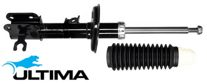 PAIR OF ULTIMA FRONT GAS SHOCK ABSORBERS TO SUIT HOLDEN BARINA MJ B12D1 B12D2 1.2L I4