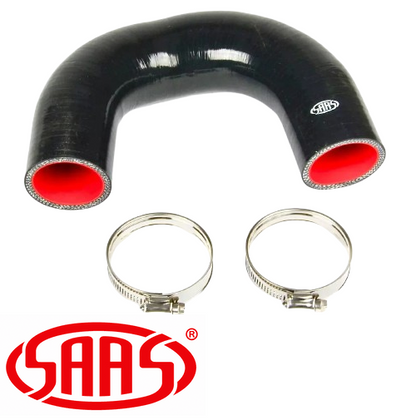 SAAS HOT SIDE INTERCOOLER HOSE TO SUIT MITSUBISHI PAJERO NM NP 4M41T 3.2L I4 TURBO TO JOINER