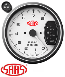 SAAS MUSCLE SERIES DIGITAL TACHOMETER 95MM GAUGE