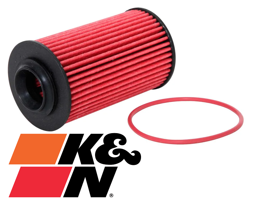 SET OF 3 K&N HIGH FLOW CARTRIDGE OIL FILTERS TO SUIT CHEVROLET CAMARO G5 SIDI LLT LFX 3.6L V6
