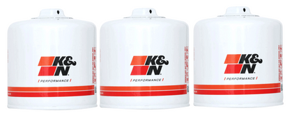 SET OF 3 K&N HIGH FLOW OIL FILTERS TO SUIT HSV GTS VE VF LS2 LS3 LSA SUPERCHARGED 6.0L 6.2L V8