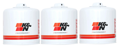 SET OF 3 K&N HIGH FLOW RACING OIL FILTERS TO SUIT HOLDEN STATESMAN WM L76 L98 6.0L V8