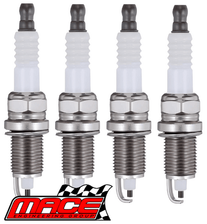 SET OF 4 MACE SPARK PLUGS TO SUIT HOLDEN SUNBIRD UC 1X STARFIRE 1.9L I4