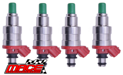 SET OF 4 MACE FUEL INJECTORS TO SUIT FORD G6 2.6L I4