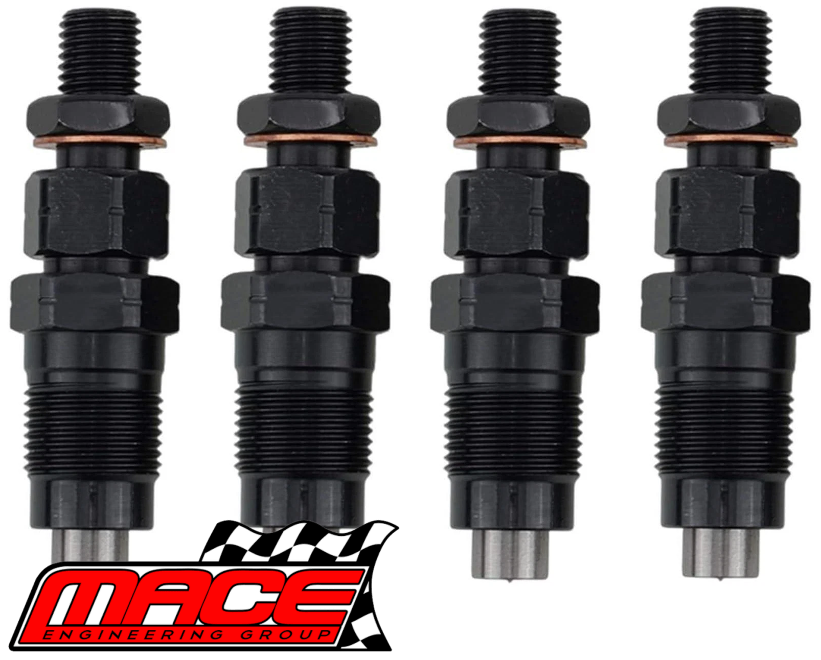 SET OF 4 MACE FUEL INJECTORS TO SUIT MAZDA BRAVO UF UN WL WLAT TURBO DIESEL 2.5L I4