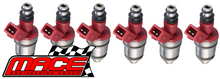 SET OF 6 MACE FUEL INJECTORS TO SUIT NISSAN PATROL GQ Y60 TB42E 4.2L I6