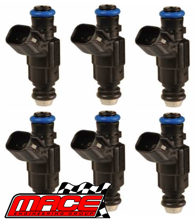 SET OF 6 MACE FUEL INJECTORS TO SUIT HOLDEN STATESMAN WL ALLOYTEC LY7 3.6L V6