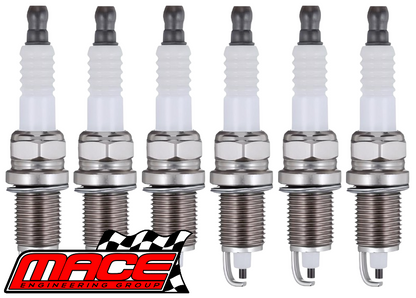 SET OF 6 MACE SPARK PLUGS TO SUIT HOLDEN VN VG BUICK LN3 L27 3.8L V6