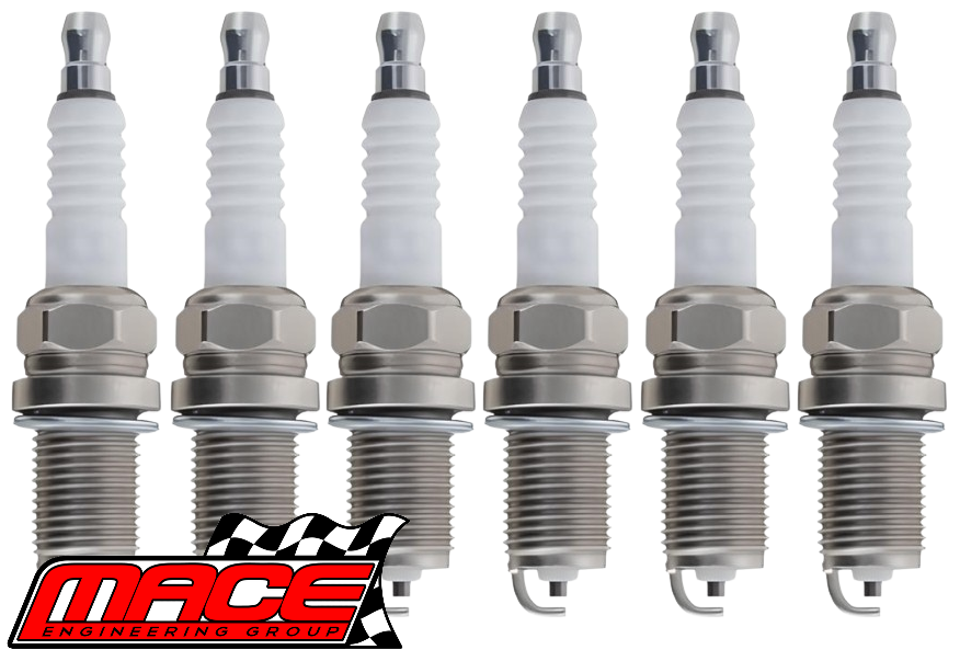 SET OF 6 MACE SPARK PLUGS TO SUIT HOLDEN COMMODORE VG BUICK L27 3.8L V6 UTE