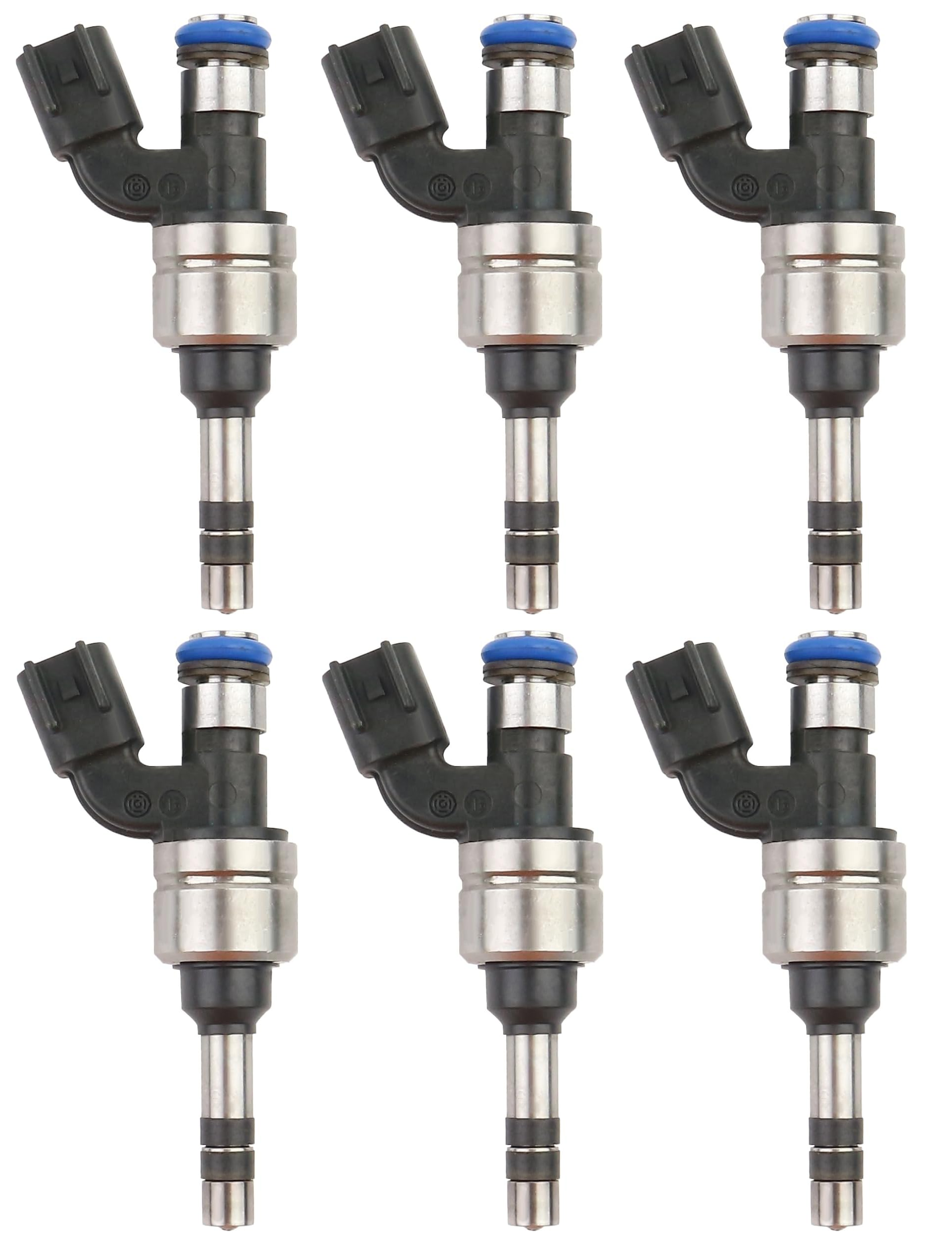 SET OF 6 PREMIUM FUEL INJECTORS TO SUIT HOLDEN COMMODORE VE VF SIDI LFX LFW 3.0L 3.6L V6