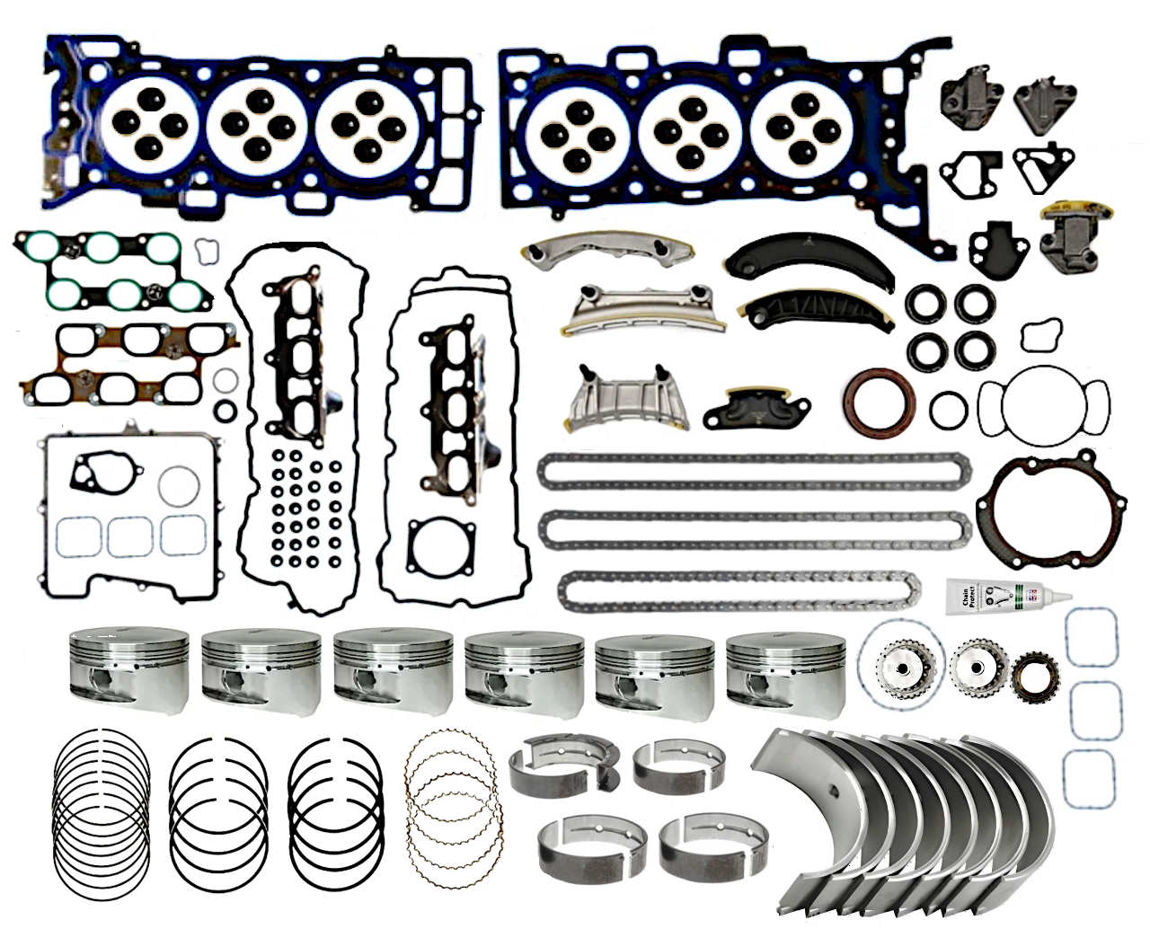 STAGE 3 ENGINE REBUILD KIT TO SUIT HOLDEN COMMODORE VE VF SIDI LLT LFX 3.6L V6