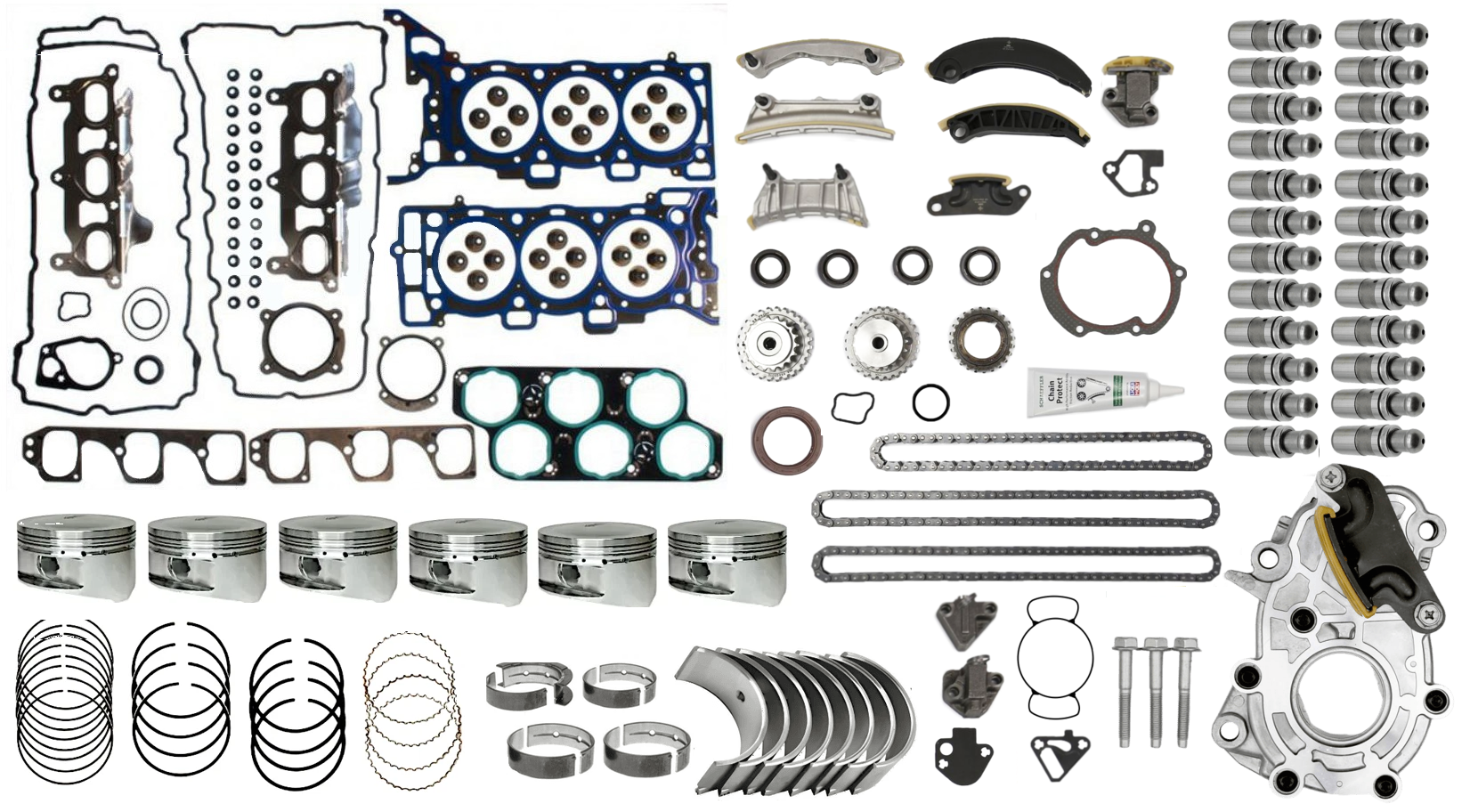 STAGE 4 ENGINE REBUILD KIT TO SUIT HOLDEN ALLOYTEC LE0 LY7 LCA 3.6L V6
