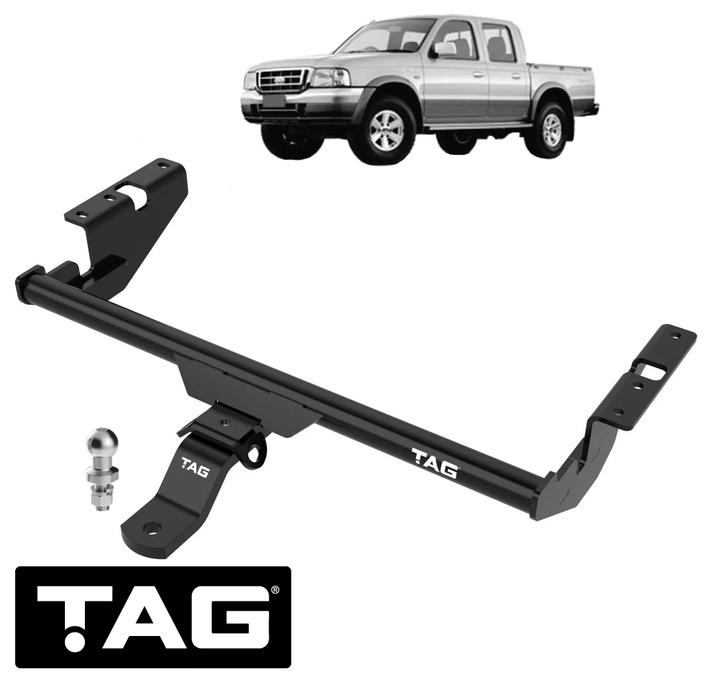 TAG STANDARD DUTY TOW BAR TO SUIT FORD RANGER PJ PK WLAT WEAT 2.5 3.0 ...