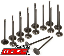 SET OF 16 MACE STD INTAKE AND EXHAUST VALVES TO SUIT HOLDEN COMMODORE VL VN VP VR VS VT 304 5.0L V8
