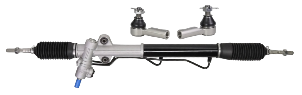 STEERING RACK WITH TIE ROD ENDS TO SUIT MITSUBISHI TRITON ML 6G74 3.5L V6 SUITS RWD HI-RIDER