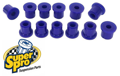 SUPERPRO FRONT LEAF SPRING BUSH KIT TO SUIT NISSAN PATROL GQ Y60 TD42 DIESEL 4.2 I6 EXCEPT ST COIL SPRING MODEL