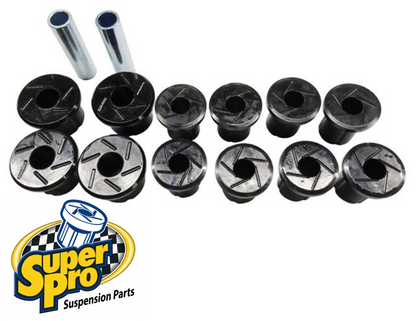SUPERPRO REAR HEAVY DUTY LEAF SPRING COMPLETE BUSH KIT TO SUIT HOLDEN ALLOYTEC LCA 6VD1 6VE1 3.2L 3.5L 3.6L V6
